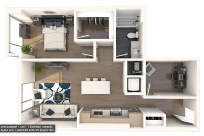 Bright 1BR + Den in Heart of NoMa | $2375 | til 27 Main Photo