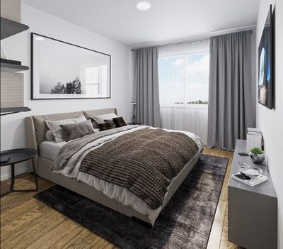 Modern Private Room in 2-Bedroom Apartment Main Photo