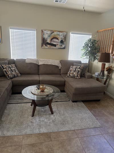 Furnished bedroom upstairs with private bathroom Main Photo