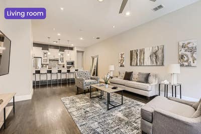 Downtown Dallas Skyline Views | 4BR Town home Main Photo