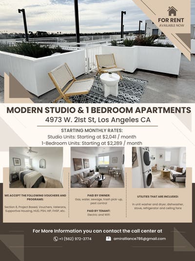 Modern Studio with 1 Bed room Main Photo