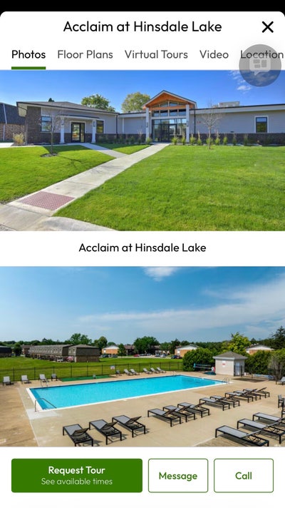 Room available at Acclaim at Hinsdale Lake Main Photo