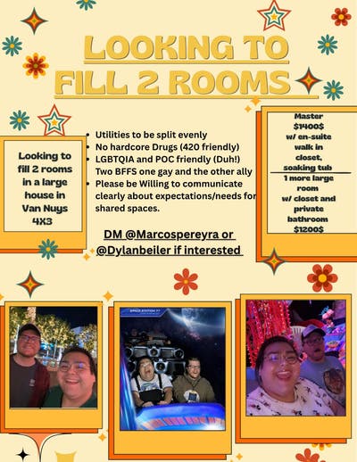 2 Besties looking to fill 2 bedrooms large house Main Photo