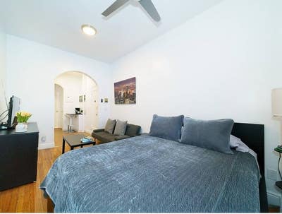 Furnished studio on secure tree-line UES street Main Photo