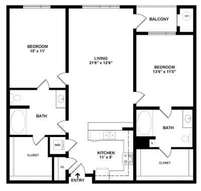 Private Bed+Bathroom in Sunset+Vine (Hollywood) Main Photo