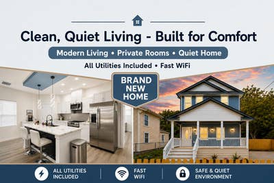  Peaceful Modern Living in a Spacious  and Comfy B Main Photo