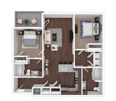 2bd 2bath 1100sqft Main Photo