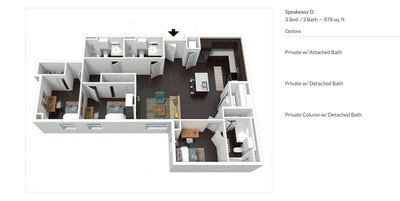 Sublease Available - Skyloft Austin (West Campus) Main Photo
