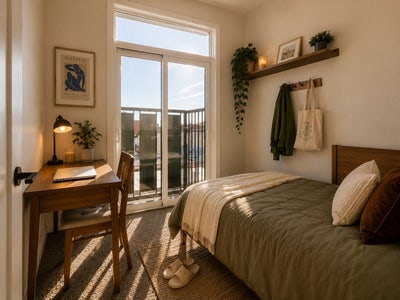 Rooms with balcony ! laundry roof gym JULY 1 only  Main Photo