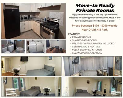 MoveIn Ready Private Rooms – Utilities, WiFi & Lau Main Photo