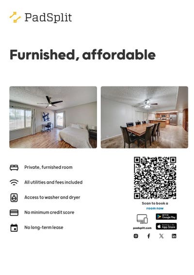 1 Occupant Private Furnished Room For Rent Glenda Main Photo