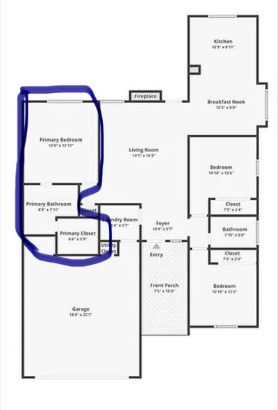 Master Bedroom w/ Private Bath & Walk-in Closet Main Photo