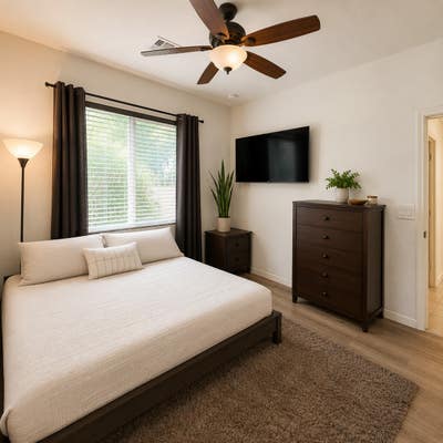 Furnished Bedroom + Private Office + Private Bath  Main Photo