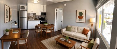 Unfurnished or Furnished Mid_Term Rental Gated 1BR Main Photo