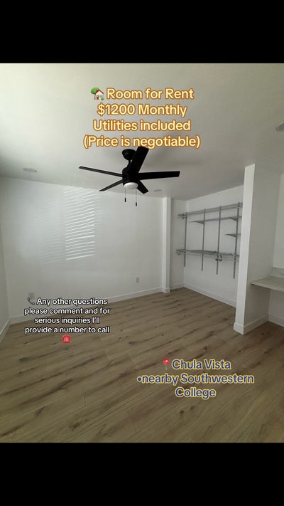 Room 4 Rent (near Southwestern College) Main Photo