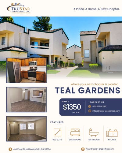  Charming 2 Bedroom 1 Bathroom in Bakersfield! Main Photo