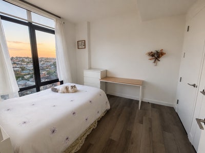 Top-Floor Bedroom | Balcony | Luxury Building Main Photo