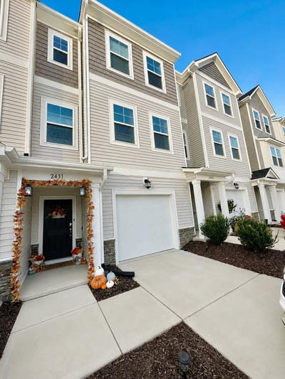 Furnished 3BR / 3.5BA Raleigh Townhome — $3,200/Mo Main Photo