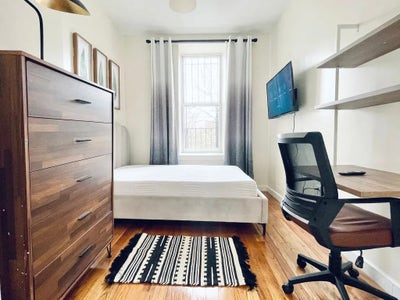 Modern Bedstuy Room with HDTV near Manhattan Main Photo
