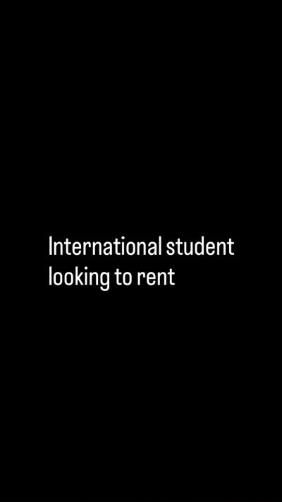 international student looking to rent Main Photo
