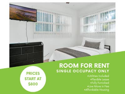 Private furnished room in Orlando only $mth_ util Main Photo