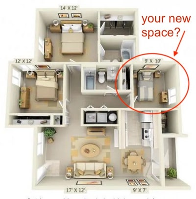 ISO third roommate in Beaverton apartment Main Photo