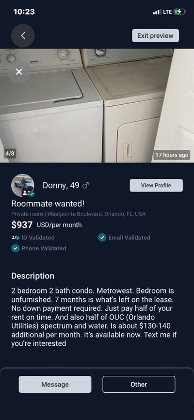 Metrowest apartment. Looking for ROOMMATE  Main Photo